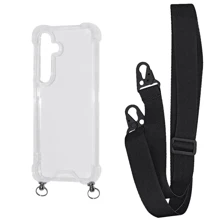 Аксессуар для смартфона WAVE Clear Case with Strap Black for Samsung A556 Galaxy A55: Совместимость Samsung A556 Galaxy A55