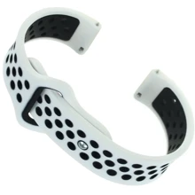 Ремешок Becover Sport Band Vents Style White-Black for LG Watch Sport W280A (706439): Цвет белый