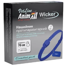 Ошейник AnimAll VetLine противопаразитарный для собак синий 70 см: Тип Ошейники
