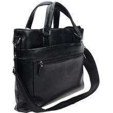 Чоловіча конференц-сумка Borsa Leather чорна (10t098-black): Стать Чоловік