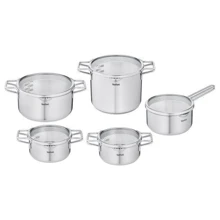 Tefal Nordica 10 предметов (H852SA55): Материал корпуса нержавеющая сталь
