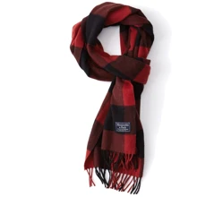 Чоловічий шарф Abercrombie & Fitch червоний (AF7132M): Стать Мужской