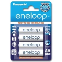 Аккумулятор Panasonic Eneloop AA 1900 4BP mAh NI-MH (BK-3MCCE/4BE): Емкость 1900 mAh