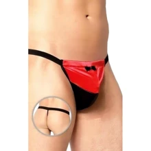 Мужские трусы SoftLine - Thong 4417, S-L (black/red): Для кого Для мужчин