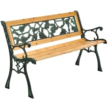 Крамниця для саду Hop-Sport Chomik Garden Line Paola з декоративною спинкою (5901292662769): Вид Лавка