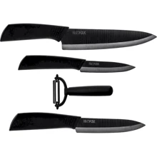 Набір кухонних ножів Xiaomi HuoHou Ceramic Kitchen Knife Set 4 ін. (HU0010): Найменування Набор кухонных ножей 4 пр.