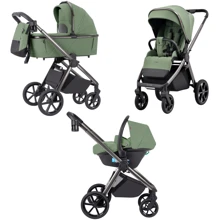 Коляска універсальна 3 в 1 Carrello Omega CRL-6535 Perfect Green (CRL-6535 Perfect Green): Тип коляски Универсальная коляска (3-в-1)