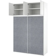 Шкаф-купе +4 двери ІКЕА PLATSA 160х57х241 см (594.927.22): undefined undefined