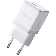 Зарядное устройство Baseus USB-C Wall Charger Palm 1C 30W White (P10111605213-00): Особенности Быстрая зарядка, Power Delivery (PD), USB-C