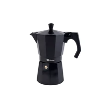 Гейзерная кофеварка Vitrinor Black 300 мл на 6 чашек (1224243): Цвет черный