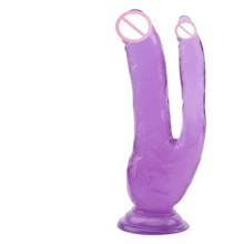Фаллоимитатор двойной CHISA 8.0 Inch Dildo Purple: Назначение Для двойного проникновения