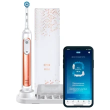 Зубная щетка Braun Oral-B Genius X/D706.515.6X 20000N Rose gold: Назначение взрослая