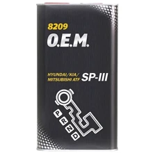 Трансмиссионное масло Mannol O.E.M. 8209 for Korean cars ATF SP-III Metall, 4л (MN8209-4ME): Производитель MANNOL
