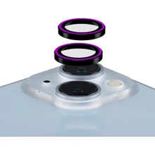 Защитное стекло для iPhone ArmorStandart Tempered Glass AR Purple for Camera iPhone 15 / 15 Plus (ARM76138): Тип защиты экрана на камеру