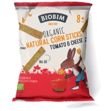 Снеки органические Biobim Паффы кукурузные с томатом и сыром 25 г (1187126): Тип Снеки