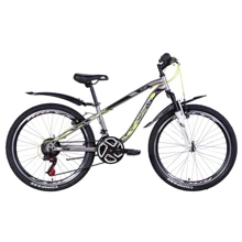 Велосипед 24" Discovery FLINT AM Vbr 2021 (хаки с красным (м)): Материал рамы сталь