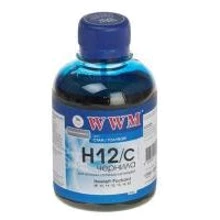 Чернила WWM HP №10/ 11/12/13/14/82 (Cyan) (H12/C): Цвет Cyan