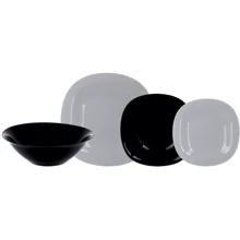 Столовий сервіз Luminarc Carine Granit&Black (N7669): Кількість персон 6