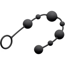 Анальная цепочка Greygasms Linger Silicone Anal Beads (черный): Для кого Унисекс