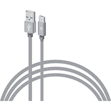 Кабель Intaleo USB Cable USB-C 2m Grey (CBGNYT2): Тип USB Cable - USB-C