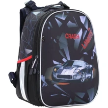 Рюкзак-черепашка Mini CLASS 2109C Crash Car, 2 отд., 35x27x16см: Возрастная группа от 6 до 10 лет