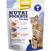 Вітамінні ласощі Gimborn GimCat Nutri Pockets для кішок Морський мікс 150 г (4002064419176): Вид Снеки