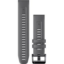 Ремінець Garmin QuickFit 22 Watch Bands Graphite Silicone (010-13111-01): Колір серый