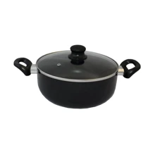 Кастрюля Vitrinor Vitral Black Induction d24см с крышкой (1224120): Тип Традиционная