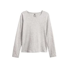 Лонгслів H & M 5883307 170 см сірий: Тип Лонгсліви