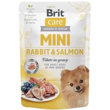 Влажный корм для собак Brit Care Mini pouch филе в соусе кролик и лосось 85 г (8595602560332): Тип Влажный корм