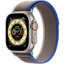Apple Watch Ultra GPS + Cellular 49mm Titanium Case with Blue/Gray Trail Loop - M/L (MQFV3/MQF33) Approved Витринный образец: Производитель Apple