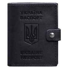 Обложка-портмоне на паспорт BlankNote 25.1 темно-синяя (BN-OP-25-1-navy-blue): Пол Унисекс
