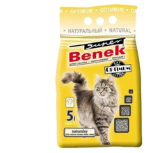 Бентонитовый наполнитель Super Benek Optimum Line Natural натуральный 5л (5905397012627): Вид Глиняный