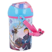 Пляшка для подорожей дитяча Stor Disney - Frozen Iridescent Aqua Pop Up Canteen 450 ml (Stor-17969): Тип Бутылка