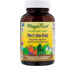 MegaFood Men's One Daily Iron Free 30 Tabs Мультівітаміни для чоловіків: Тип мультивітаміни