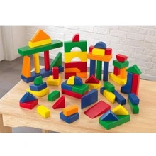 Игровой набор KidKraft 60 piece Wooden Block Set in Primary (63339): Производитель KidKraft