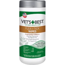 Салфетки VET`S BEST Flea&Tick Wipes влажные от блох и клещей для собак 50 шт. (vb10459): Тип Салфетки