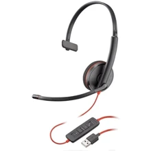 Наушники Plantronics Blackwire C3210 USB-A (mono) (209744-104): Тип конструкции накладные