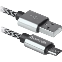 Кабель Defender PRO USB Cable to microUSB 1m White (87803): Тип USB Cable - microUSB