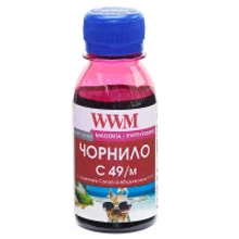 Чернила WWM Canon GI-490 100г Magenta (C49/M-2): Цвет Magenta