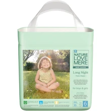 Підгузки дитячі Nature Love Mere Long night, Pants розмір ХXL: Тип Підгузки-трусики