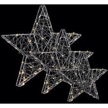 Комплект из 3-х декоративных фигурок Три звезды, 55x5x55 см, Luca Lighting: Производитель Luca Lighting