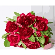 Картина за номерами Art Craft Рубіновий букет 40х50 см (12132-AC): Виробник Art Craft