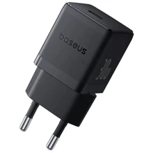 Зарядное устройство Baseus USB-C Wall Charger Palm 1C 30W Black (P10111605113-00): Особенности Быстрая зарядка, Power Delivery (PD), USB-C