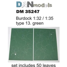 Листья лопуха DAN models Зеленые, набор №12 DAN35247: Производитель DAN models