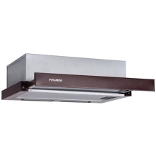 Вытяжка Pyramida TL 60 SLIM BR: Тип воздухоочистителя Рециркуляция, Отвод