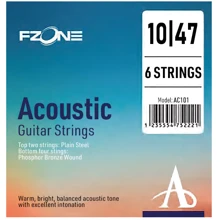 Струна для гитар Струны для акустической гитары FZONE AC101 ACOUSTIC PHOSPHOR BRONZE (10-47): Тип Комплект струн