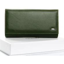 Жіночий гаманець Dr. Bond зелений (32585 dark-green): Стать жіночий