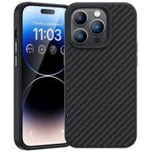 Чехол для iPhone Comma Kevlar Series Black for iPhone 14 Pro: Цвет черный