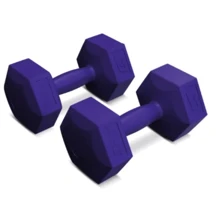 Гантель Hop-Sport HS-C040DS 2х4 кг фиолетовый (5902308231498): Вес гантели, кг 4